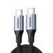 Cable UGREEN US535 USB-C to USB-C 240W PD Fast Charging Cable 2m Space Gray (90440)