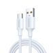 Cable UGREEN US287 USB 2.0 to USB Type-C Cable Nickel Plating 3A 0.5m White (60120)