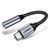 Перехідник UGREEN AV142 USB Type-C to 3.5mm Female Cable 10cm Gray (30632)
