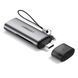 Кардрідер UGREEN CM184 USB Type-C 3.1 + USB Card Reader for TF/SD Gray (50704)
