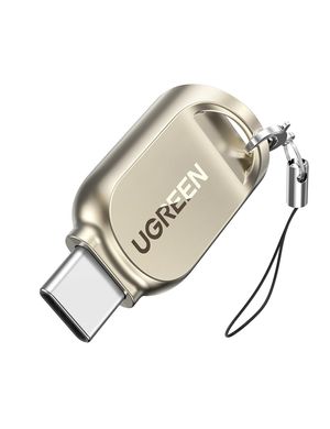 Card reader UGREEN CM331 USB-C to TF 3.0 Card Reader Light Golden (80124)