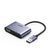 Adapter UGREEN CM449 USB 3.0 to HDMI+VGA Converter Gray (20518)