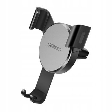 Автотримач UGREEN LP130 Gravity Drive Air Vent Mount Phone Holder Deep Black (40907)