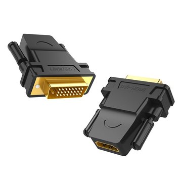 Adapter UGREEN DVI 24+1 Male to HDMI Female Adapter Black (20124)