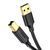 Кабель UGREEN US135 USB 2.0 AM to BM Print Cable 1m Black (20846)