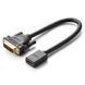 Адаптер UGREEN DVI Male to HDMI Female Adapter Cable 22cm Black (20118)