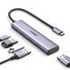 USB hub UGREEN CM478 USB-C to HDMI 4K@30Hz+USB 3.0+2xUSB 2.0 A+PD Power Port Space Grey (15495)