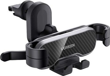 Автотримач UGREEN LP228 Gravity Drive Air Vent Car Mount Phone Holder With Arc-Shaped Mounting Clip Black (80871)