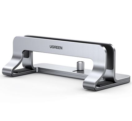 Настільна вертикальна підставка для ноутбука UGREEN LP258 Vertical Laptop Stand Silver (20471)