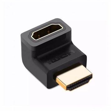 Adapter UGREEN HD112 HDMI Male to Female Angled Adapter-Up Black (20110)