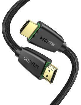 Кабель UGREEN HD118 HDMI High-End Cable Nylon Braid 3m Black (40411)