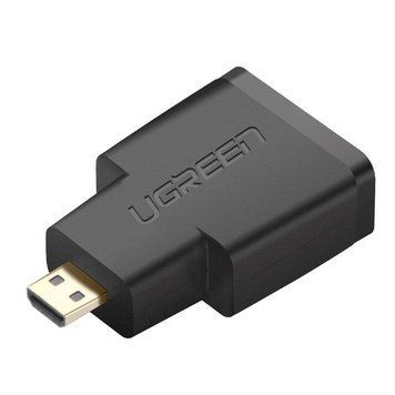 Адаптер UGREEN Micro HDMI Male to HDMI Female Adapter Black (20106)