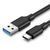 Cable UGREEN US184 USB 3.0 to USB Type-C Male Cable Nickel Plating 2.4A 2m Black (20884)