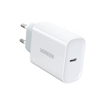 Мережевий зарядний пристрій UGREEN CD127 USB Type-C Wall Charger PD QC4.0 30W 3A White (70161)