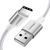 Cable UGREEN US288 USB 2.0 to USB Type-C Cable Nickel Plating Aluminum Braid 3A 3m White (60409)