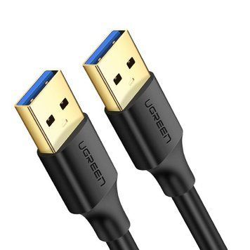 Кабель UGREEN US128 USB-A 3.0 Male to Male Cable 0.5m Black (10369)