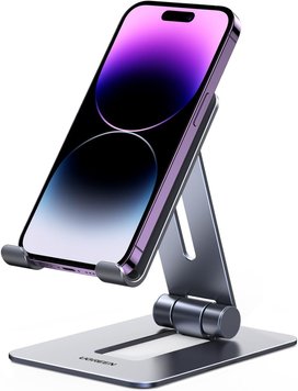 Підставка для телефона UGREEN LP678 Foldable Multi-Angle Phone Stand Grey (15608)