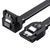 Cable UGREEN US217 Angled SATA 3 Data Cable 0.5m Black (30797)