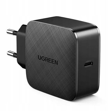 Мережевий зарядний пристрій UGREEN CD217 GaN PD QC4.0 Fast Charger 65W 3A Black (70817)