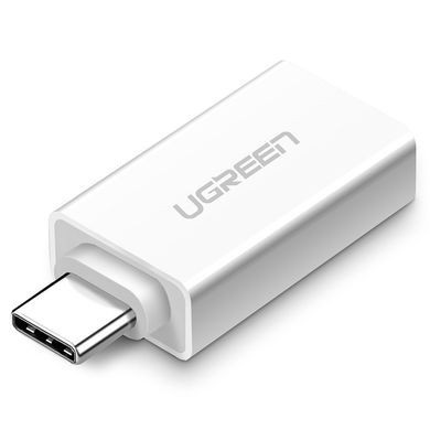 Adapter UGREEN US173 USB Type-C to USB 3.0 Female OTG Adapter White (30155)