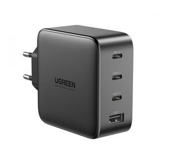 Мережевий зарядний пристрій UGREEN CD226 USB-A+3xUSB-C 100W GaN Tech Fast Charger Grey (40747)
