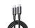 Cable UGREEN US567 USB-C to USB-C PD Fast Charging Cable 2m Black/Gray (15374)