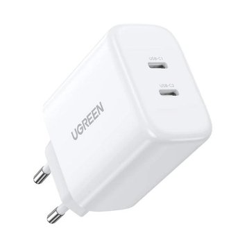 Мережевий зарядний пристрій UGREEN CD243 USB-C Fast Charger 40W White (10343)