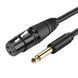 Cable UGREEN AV131 6.35 Male to XLR Female Cable 2m Black (20719)