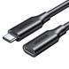 Cable UGREEN US353 USB-C 3.1 Extension Cable 10Gbps Gen2 5A 1m Black (10387)