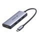 USB-хаб UGREEN CM500 4-in-1 USB Type-C to 3xUSB 3.0 + HDMI Multifunction Adapter Space Gray (50629)