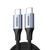 Cable UGREEN US535 USB-C to USB-C 240W PD Fast Charging Cable 1m Space Gray (15311)
