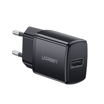Мережевий зарядний пристрій UGREEN ED011 USB Wall Charger 2.1A Black (50459)