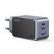 Мережевий зарядний пристрій UGREEN X553 Nexode S USB-A+2xUSB-C 65W GaN Tech Fast Charger Space Gray (35042)