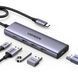 USB-хаб UGREEN CM511 USB-C to HDMI+3xUSB 3.0 +PD Power Port Space Grey (15596)